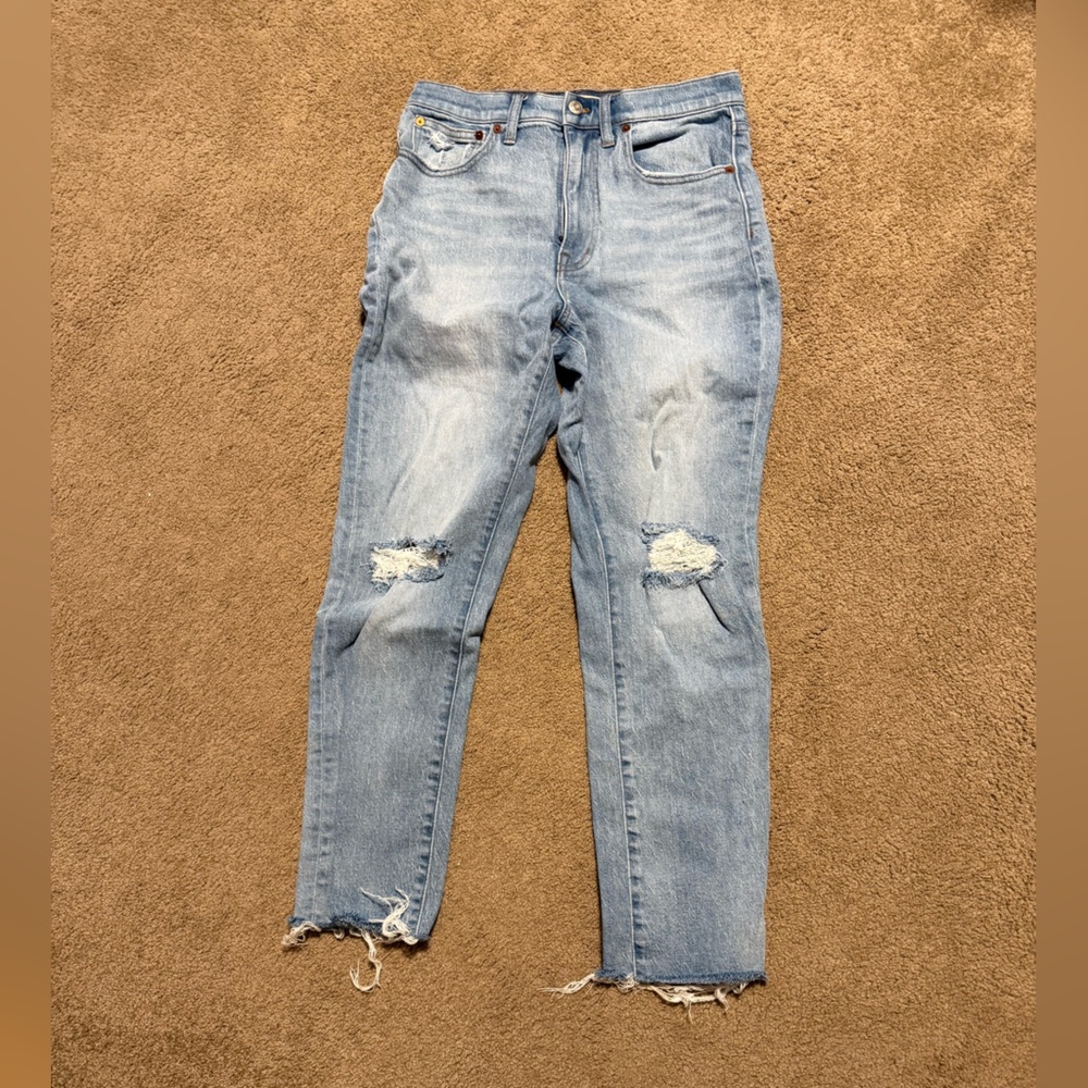 Madewell The high rise slim boy jeans- size 27